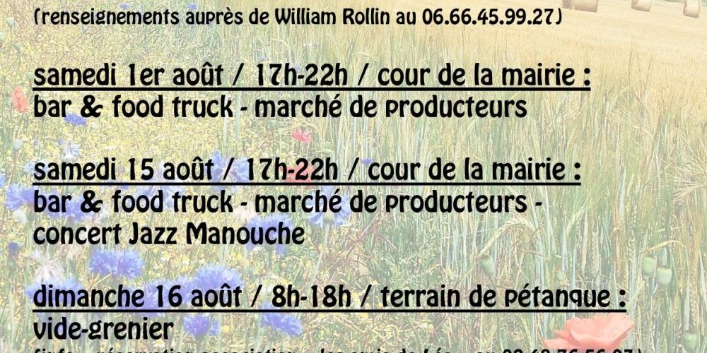 Événement de l&rsquo;été !